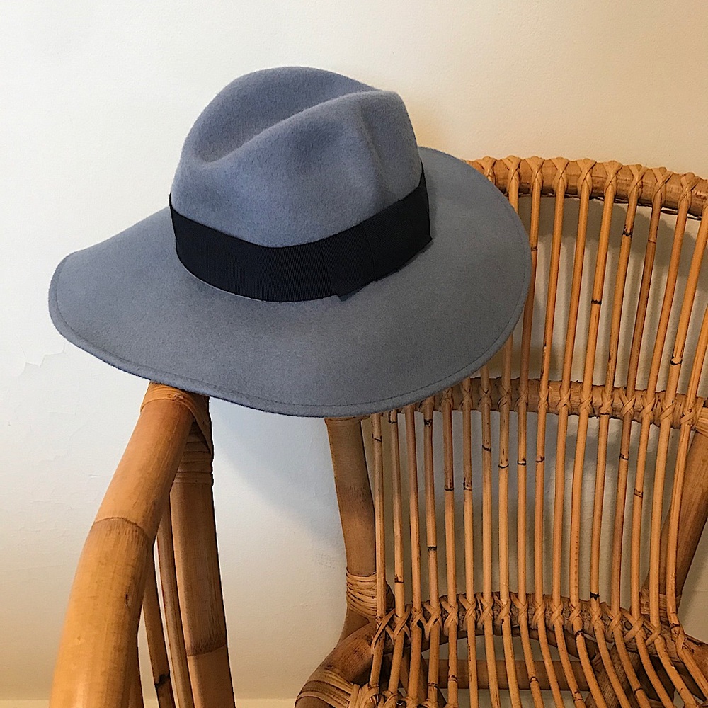 Filippo Catarzi Wool with Ribbon Fedora